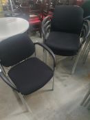 * 4 x office chairs - stackable