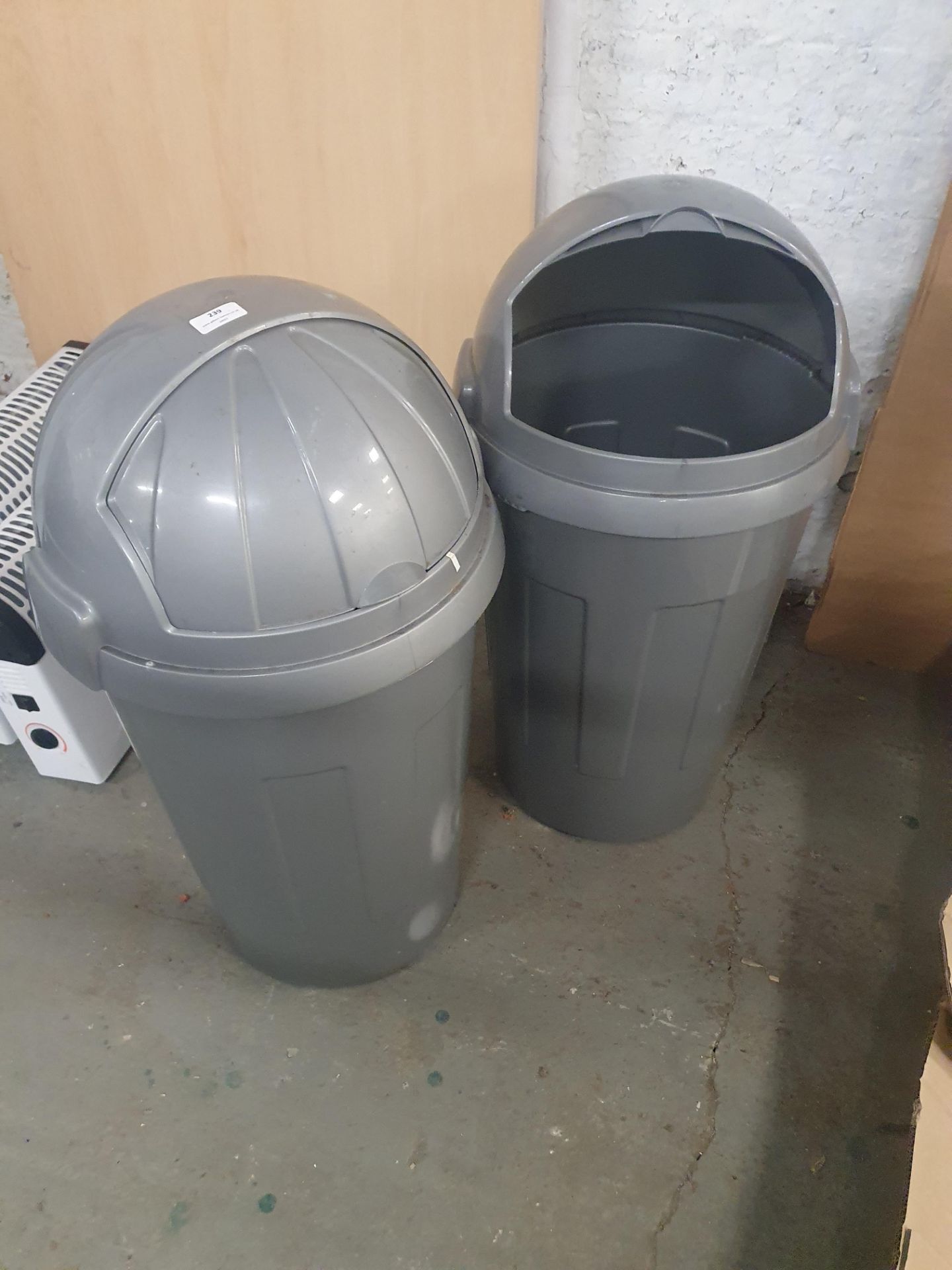 * 2 x plastic bins