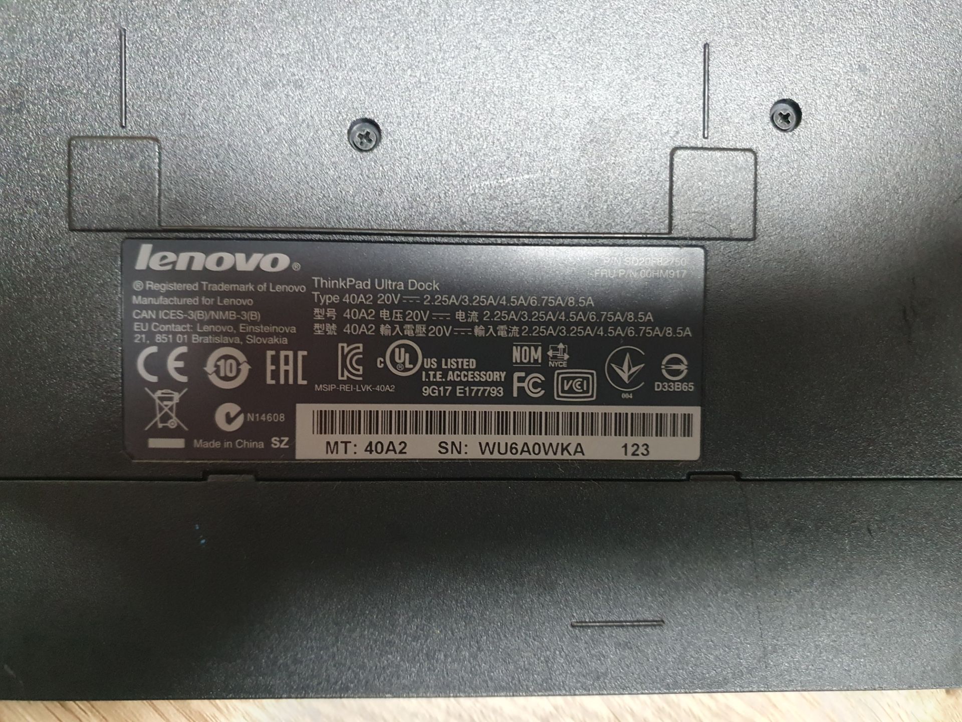 * Lenovo ThinkPad Ultra Dock - Image 2 of 2