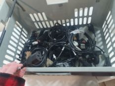 * box of computer/power leads