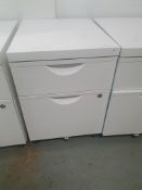 * 2 drawer pedestal filing cabinet