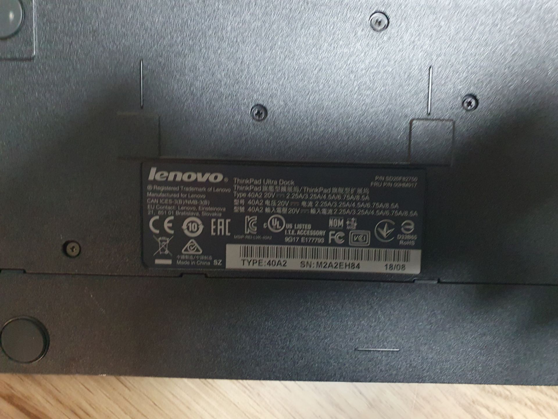 * Lenovo ThinkPad Ultra Dock - Image 2 of 2