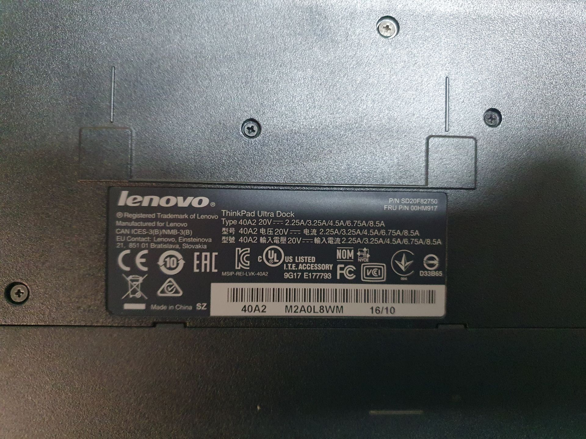 * Lenovo ThinkPad Ultra Dock - Image 2 of 2