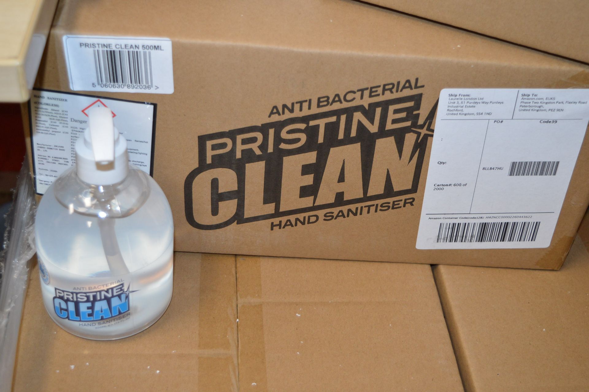 *Box of 12 x 500ml Pristine Clean Antibacterial Ha