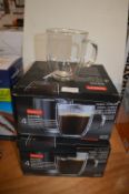 *Six Bodum Bistro Double Wall Thermo Glasses