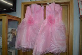 Two Pink Evening Dresses