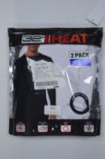 *32 Degrees Heat White T-Shirt 2pk Size: L