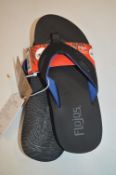 *Flojos Men's Black Flip-Flops Size: 6