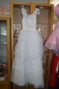 White Bridesmaid Dress by Envy Size: 14