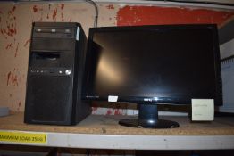 *BenQ Monitor and a Desktop PC