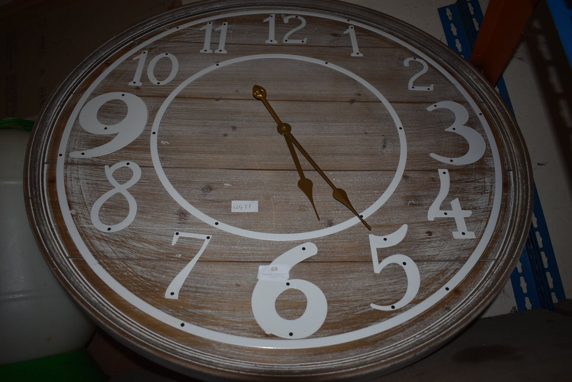 *Large Wooden Clock