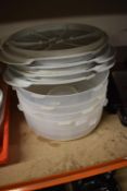 Quantity of Plastic Containers, Bain Marie Inserts