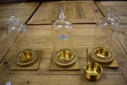 *Three Shell Case Candle Holders