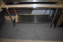 *Stainless Steel Preparation Table 152x60x88cm