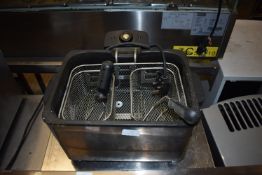 *Small Countertop Two Basket Fryer