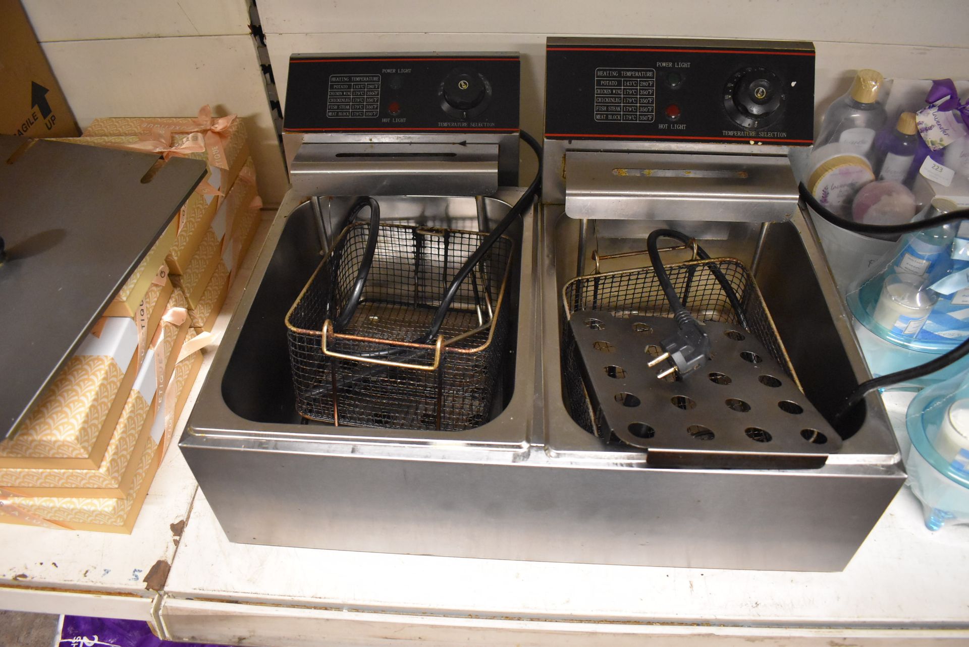 Two Basket Two Compartment Countertop Fryer - Image 2 of 2