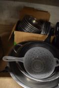 Quantity of Stainless Steel Bowls, Pans, etc.