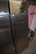 *Adexa F650V Stainless Steel Upright Refrigerator