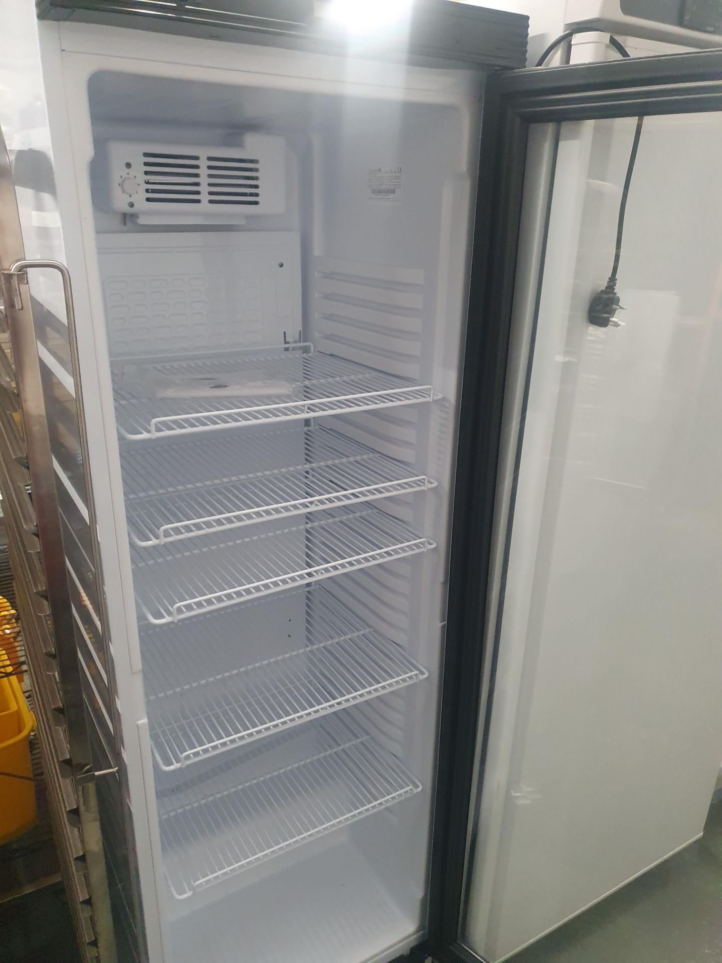 * Tefcold SC381 upright cooler with glass door - with manual - Image 2 of 4