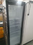 * Tefcold SC381 upright cooler with glass door - with manual