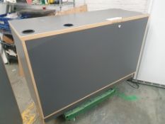 * Shop counter - with storage to rear