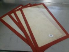 * non-stick silicone baking mats x 4