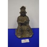 Chinese Bronze Seated Buddha