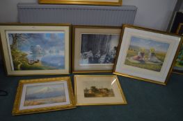 Five Framed Prints