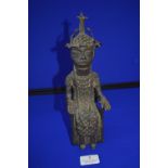 Benin Bronze Seated Figure