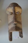 African Tribal Carved Wooden Mask
