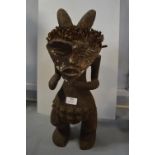 Carved Wooden Tribal Figure