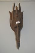 Igala Carved Tribal Headdress Mask