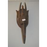 Igala Carved Tribal Headdress Mask