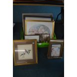 Six Framed Pictures and Prints