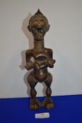 Carved Wooden African Tribal Fertility Figure