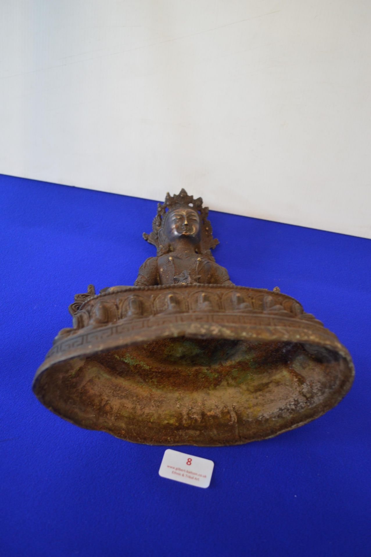 Tibetan Bronze Tara Buddhist Figure - Image 5 of 5