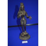 Standing Bronze Figure of the Earth Goddess Parvati