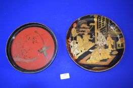 Two Japanese Gold Lacquered Bowls