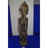 Baule Carved Tribal Fertility Figure