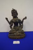 Tibetan Bronze Tara Buddhist Figure