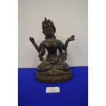 Tibetan Bronze Tara Buddhist Figure