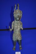 Benin Bronze Seated Figure (AF)