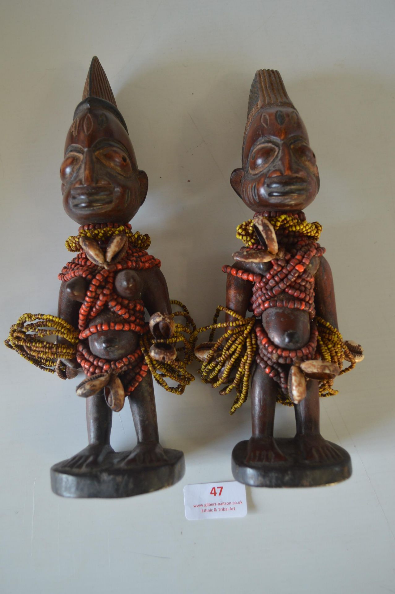 Pair of Yoruba Fertility Figures