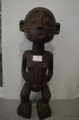 Baule African Tribal Carved Wooden Fertility Figure