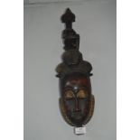 Senofo Ivory Coast Carved Wooden Mask