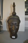 Benin Bronze Female Head