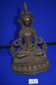 Tibetan Bronze Tara Buddhist Figure