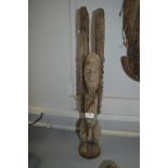 Carved Wooden Tribal Male Figure