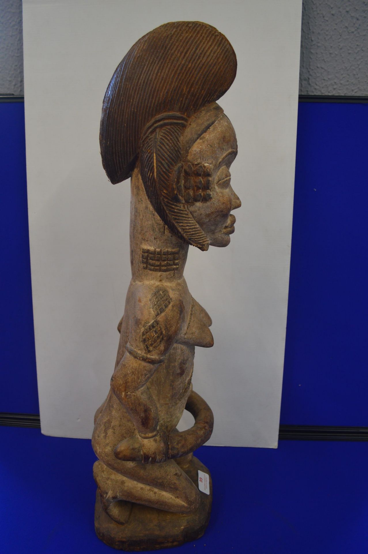 Baule Carved Tribal Fertility Figure - Image 4 of 4