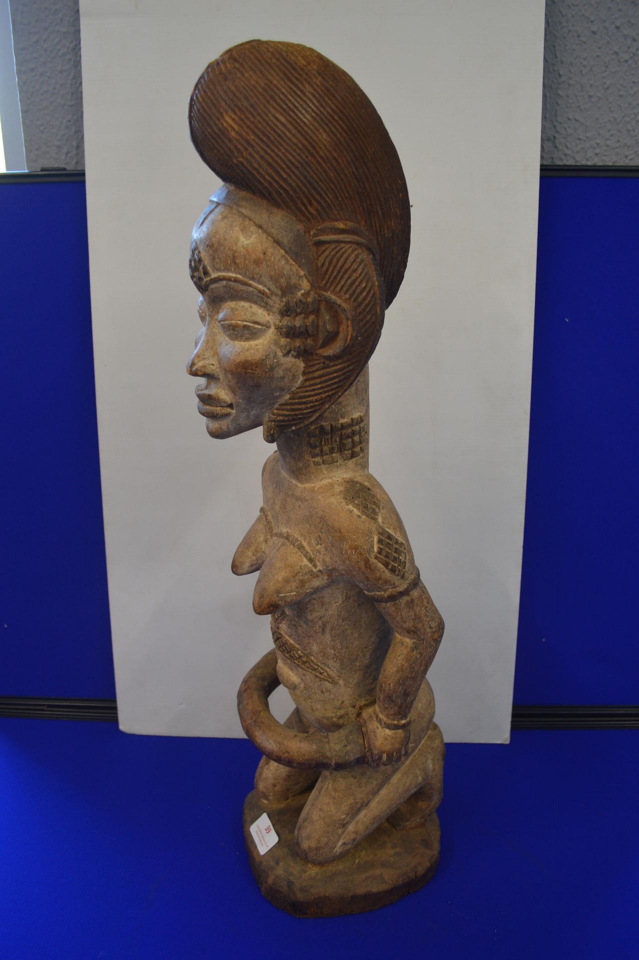Baule Carved Tribal Fertility Figure - Image 2 of 4